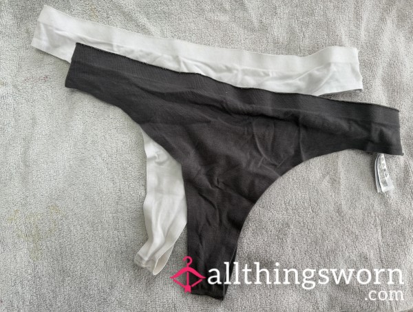 Basic White Or Grey Thong