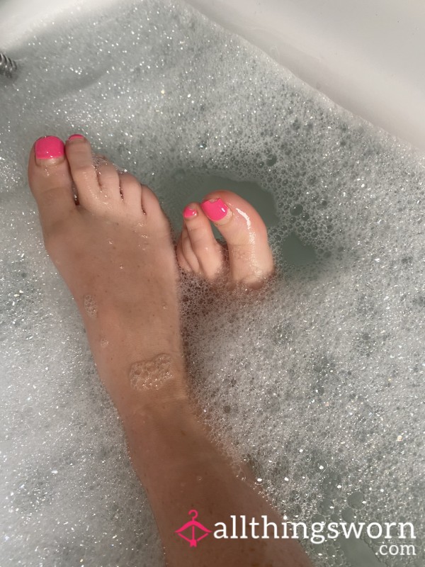 Bath Time For These Feet