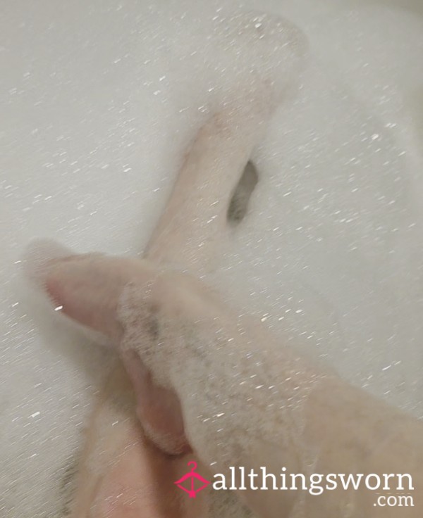 Bath Time Soapy Feet