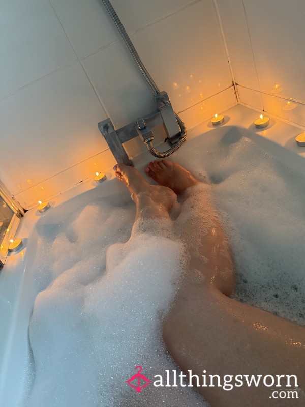 Bathing My Legs, Feet And Arms
