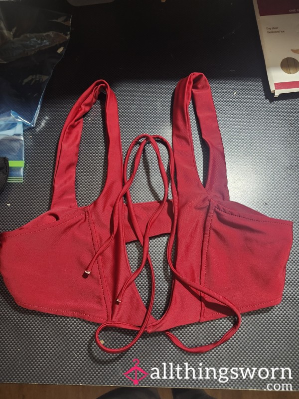 Bathing Suit Top ( Burgundy.)