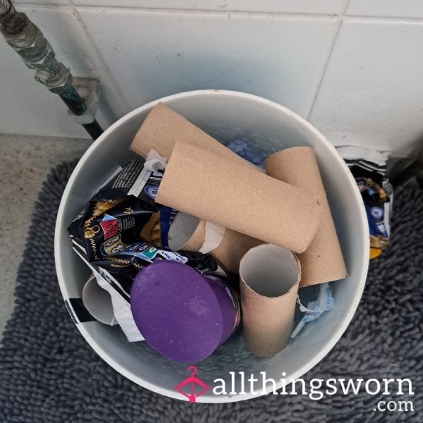 Bathroom Bin Contents