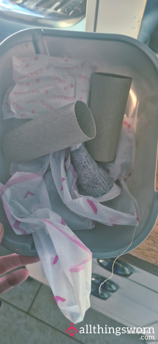 Bathroom Bin Contents