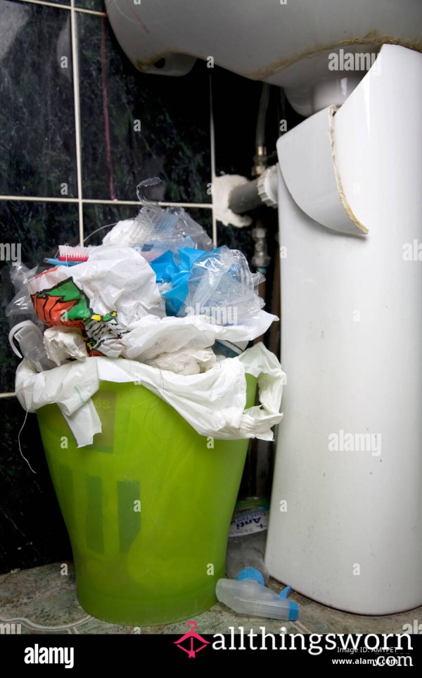 Bathroom Trash Surprise!