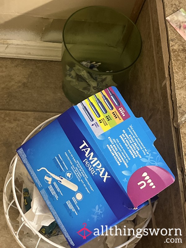Bathroom Trash With Surprises!