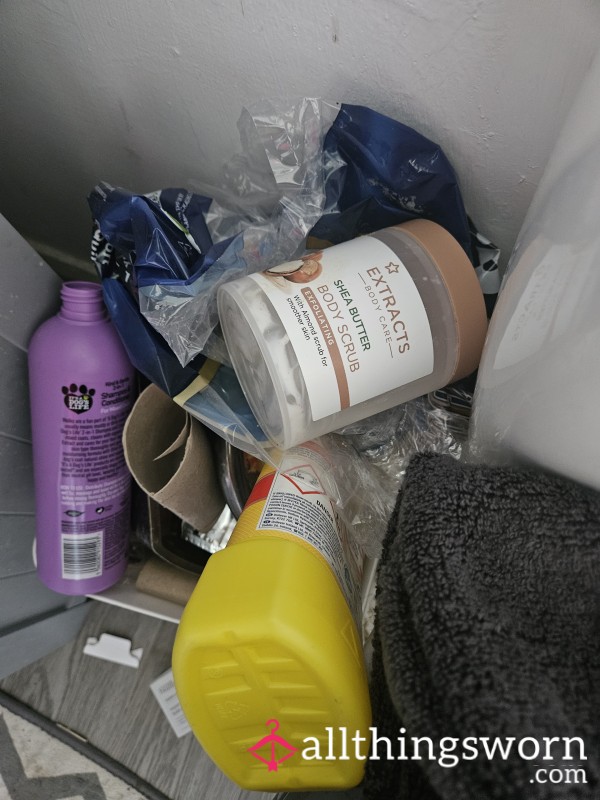 Bathroom Waste Bin Contents