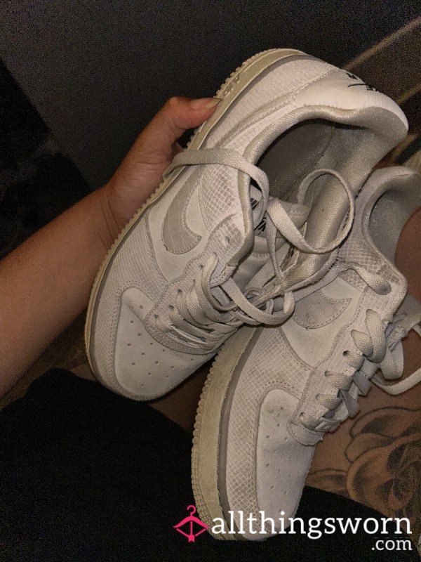 Battered Air Force Ones Size 6