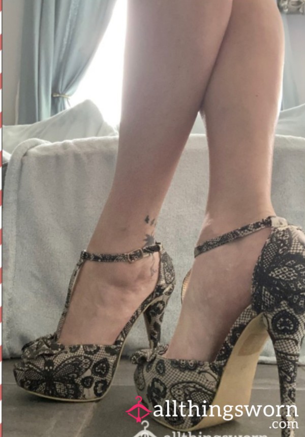 👠Battered Sweaty Stinking Erotic Stilettos Size 6 👠