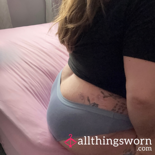 BBW Sky Blue Cotton Knotty Briefs