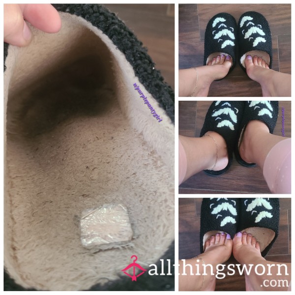 BBW Sweet & Musky Goth Slippers 🦇 & Feet Folder 📂