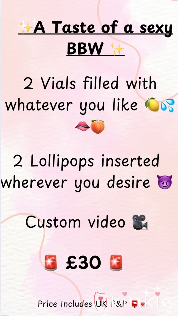 BBW Taster Menu 😈- Come Taste Me Just How You Desire