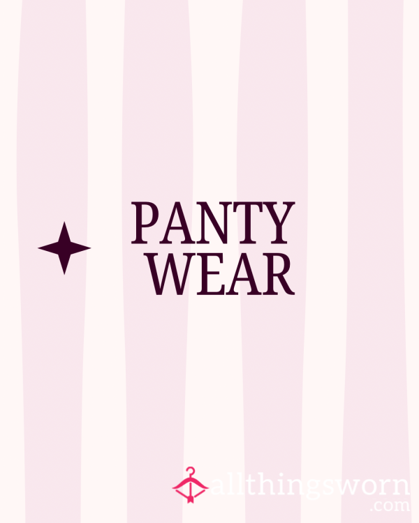 BBW Worn Panties 💖
