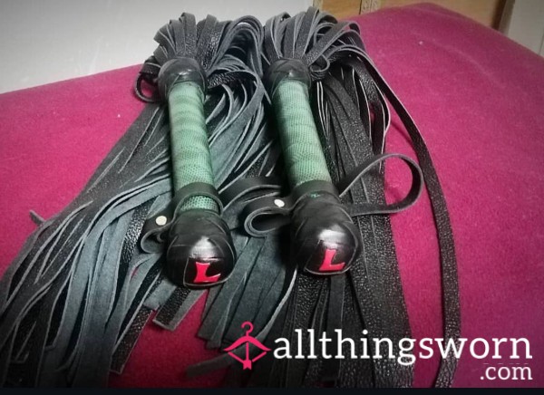 BDSM Leather Flogger – Impact Play Toy