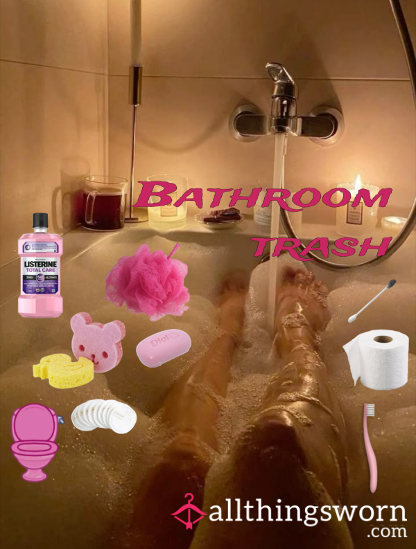 Be A Good Boy And Adopt Some Of My Used Dirty Bathroom Items!
