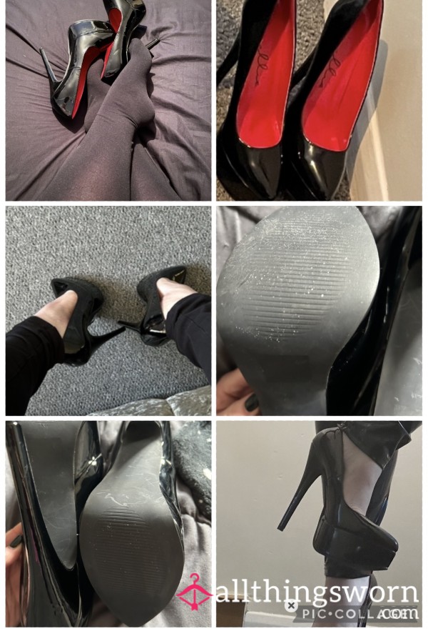 Beautiful Black Heels Size 6 👠♥️ Includes UK Post ! Can Also Be Sent Via Inpost