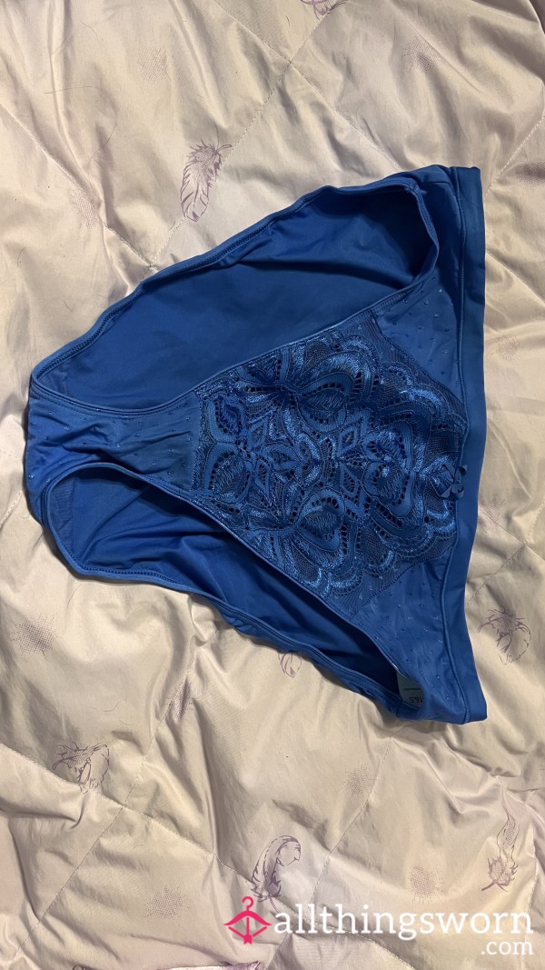 Beautiful Blue High Leg Panties