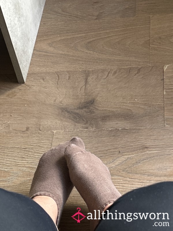 Beautiful Brown Ankle Socks