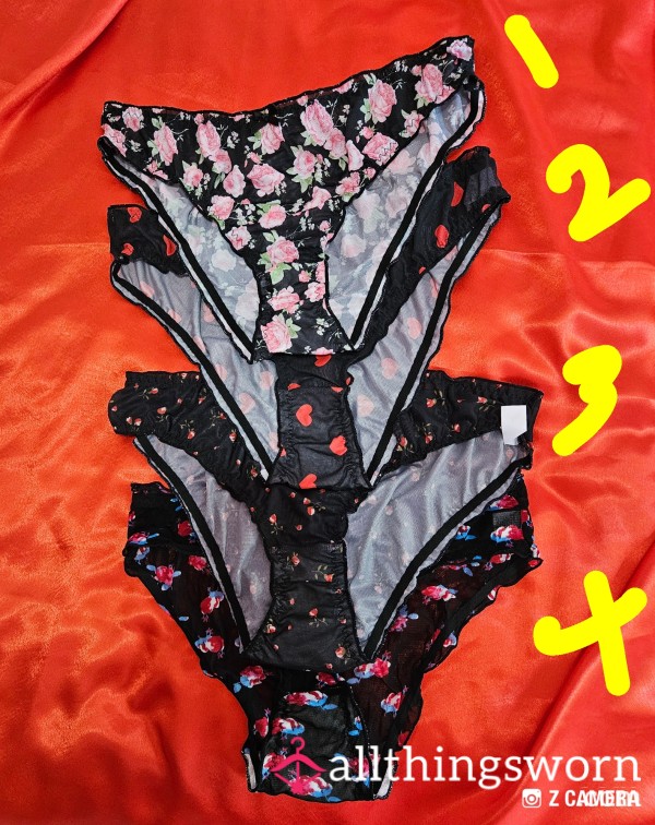 Beautiful Flor*l Panties Can E Worn For Upto 48hrs No Wipe If Preferred Will Be Vacuum Packed Sealed And Shipped Price Does Not Include Postage
