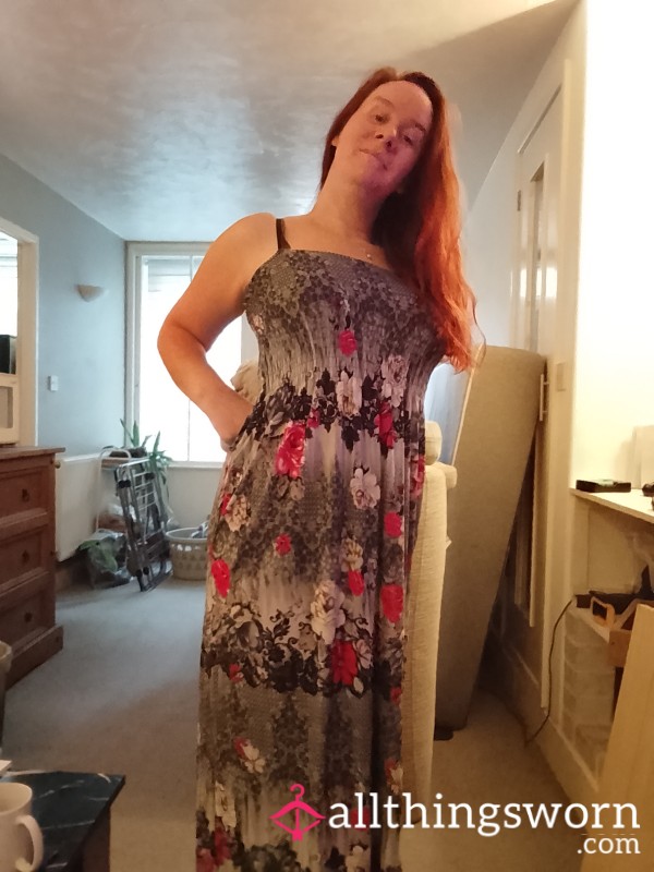 Beautiful Flowing Summer Dress Size 10 But Would Fit Size 12
