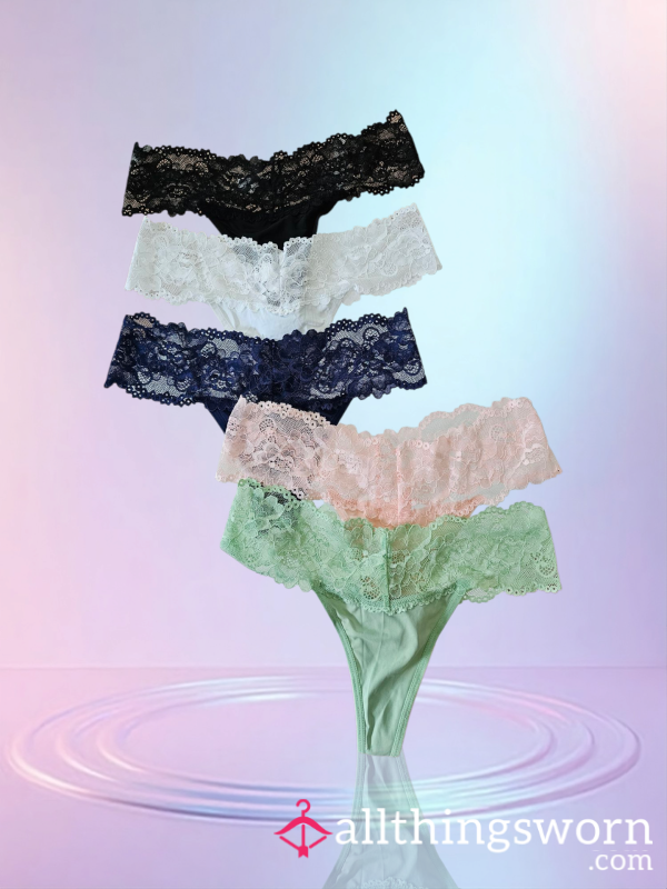 Beautiful Lace Thongs For Your Collection! ❤️