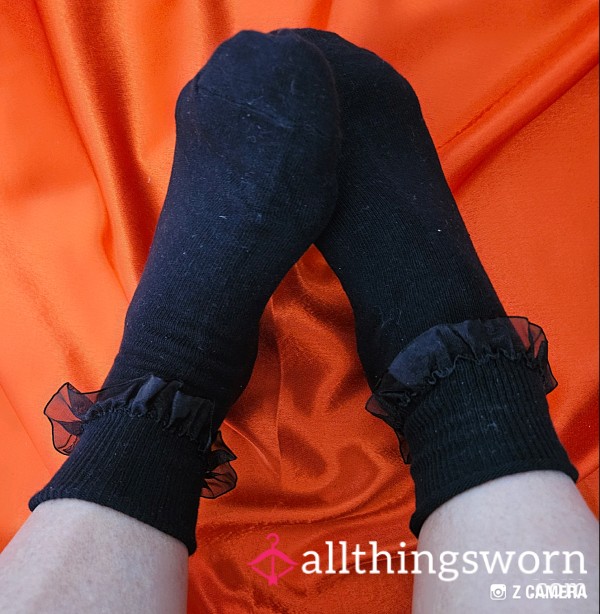 Beautiful S**y Lace Ankle Socks Can Be Worn Upto 1 Week Will E Vacuum Packed And Sealed For Freshness And Posted To You Straight Away Price Does Not Include Postage