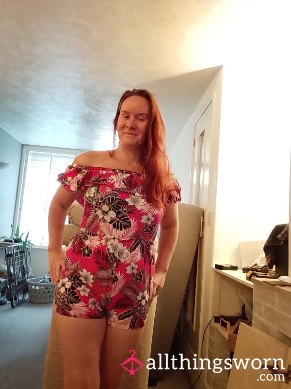 Beautiful Size 10 Short One Piece . Lovely Pink And Bright To Put A Smile On Anyone's Face