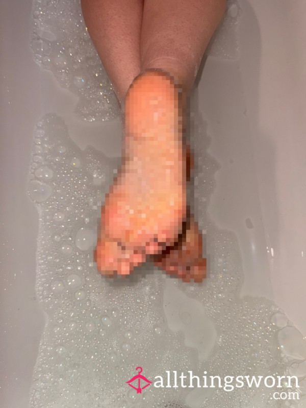 Soapy Feet In The Bath