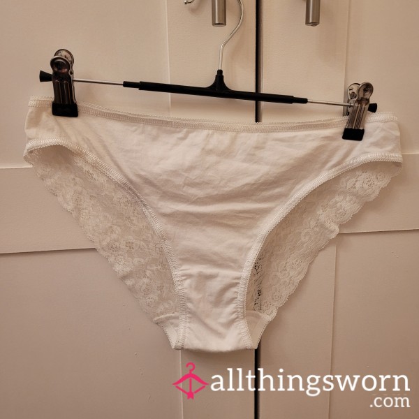 Beautiful White Lace Panties, Can Be Worn First Before Purchasing