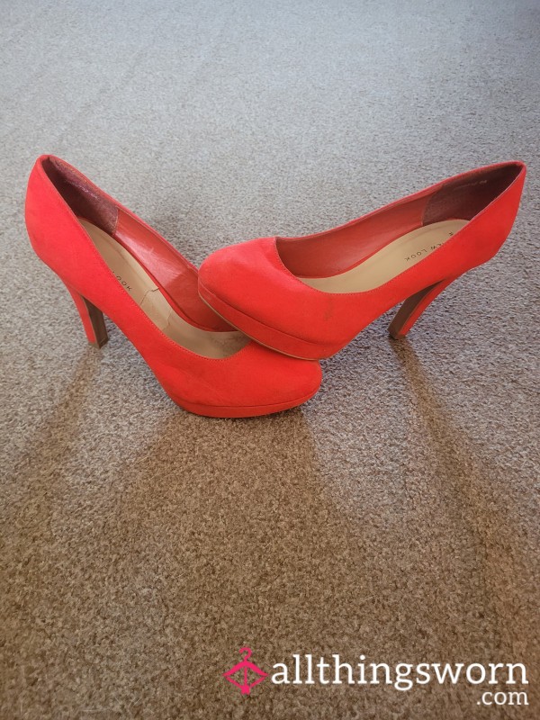 Worn Red Heels