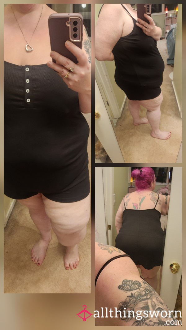Beautifully Scented Black Romper Pajama From YFM 😈