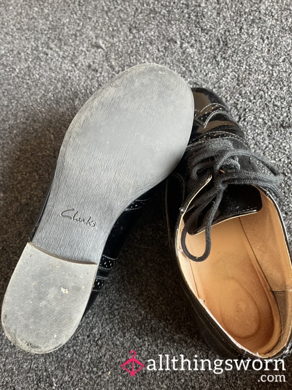 Beautifully Worn Work Shoes
