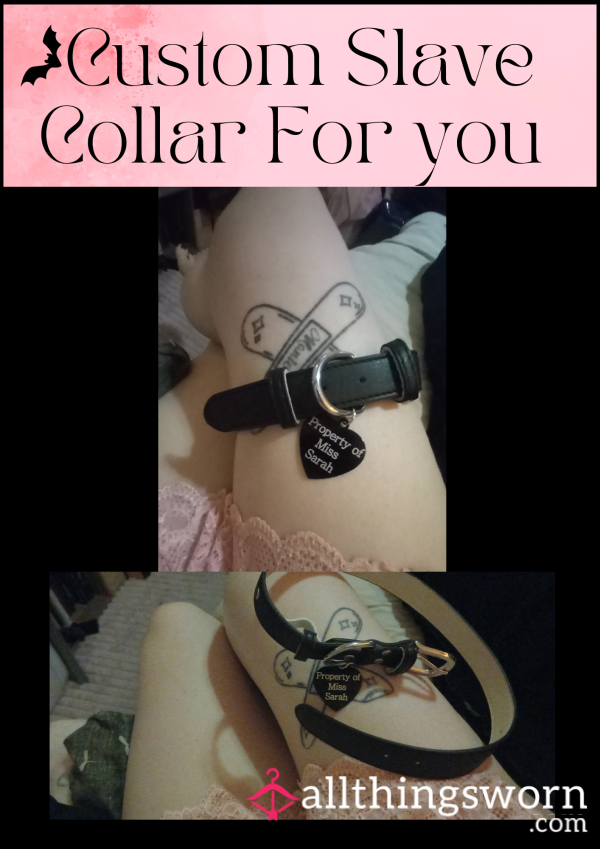 Become My Collared Pet 🐶 Custom Slave Collar From Miss Sarah 🖤