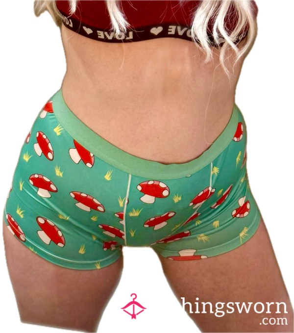 Mushroom S**y Boy Shorts - 2 Nights Wear
