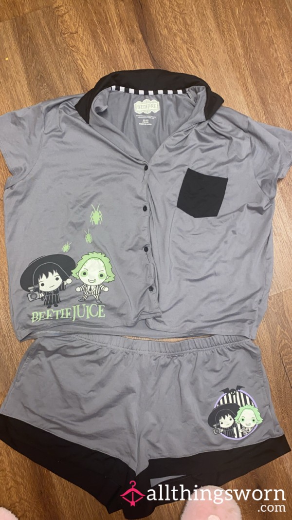 Beetlejuice Pajama Set
