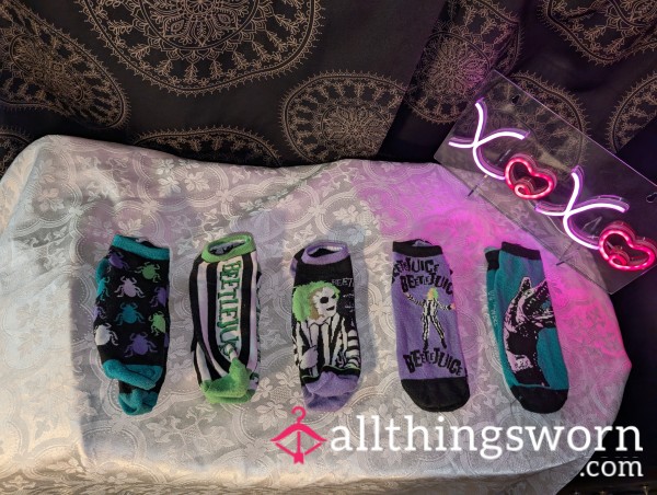 Beetlejuice Socks