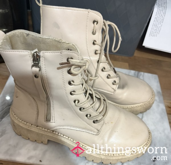 Beige Boots