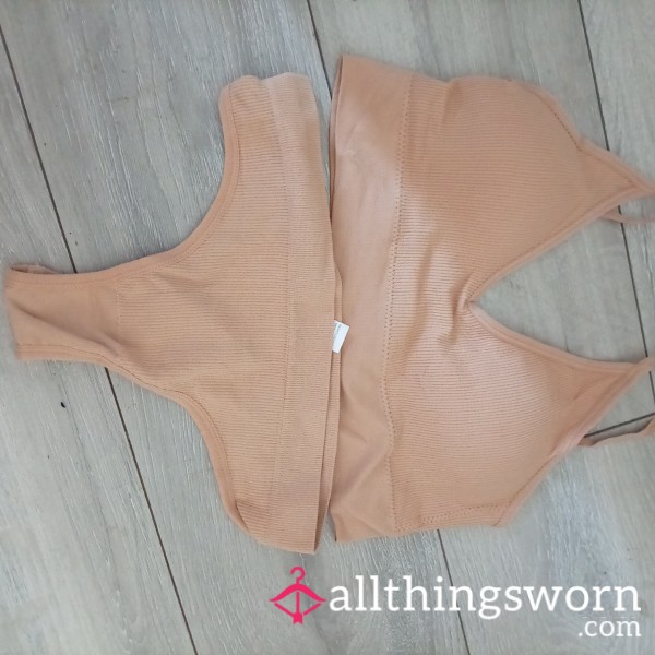 Beige Bra And Panty Set