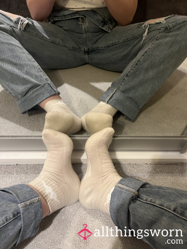 Beige Kappa Ankle Socks