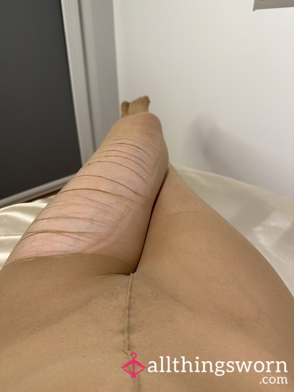 Cabin Crew Beige Pantyhose