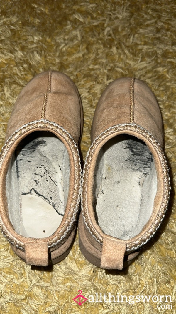 Beige Smelly Well Worn Open Backs