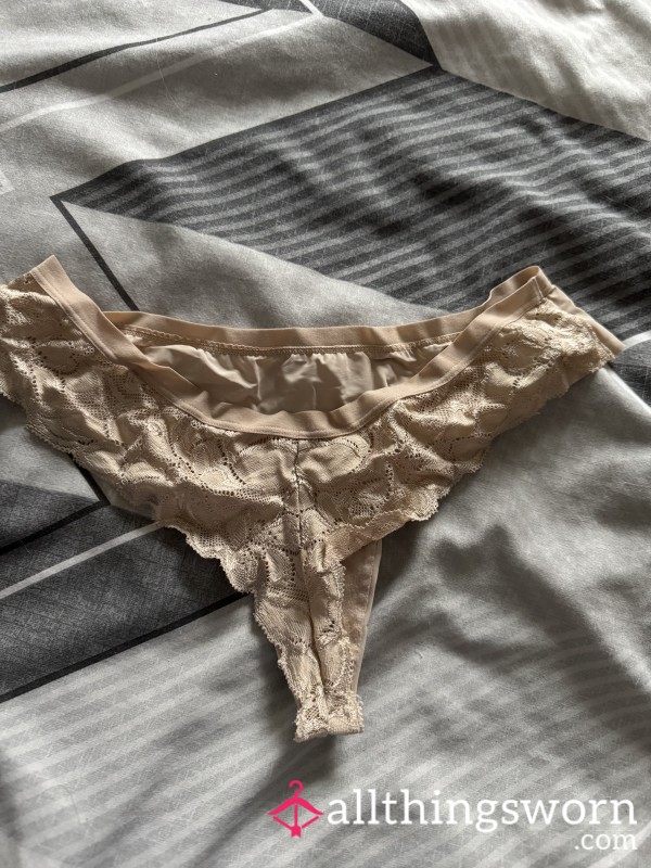 Beige Thong