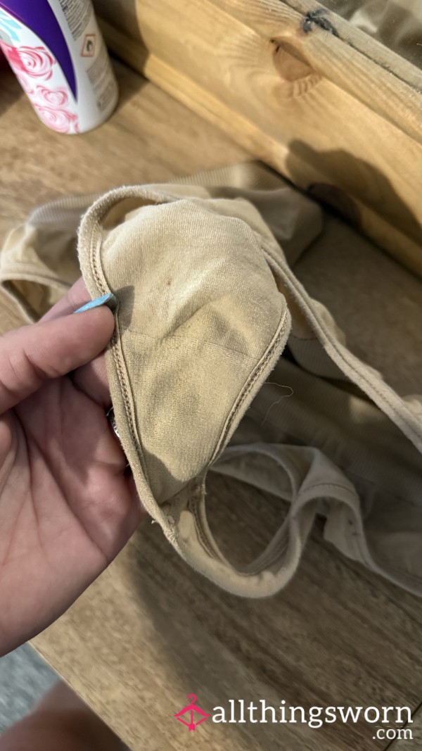Beige Thong
