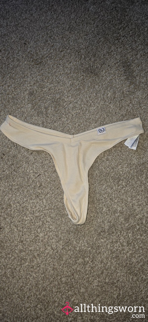 Beige Thong