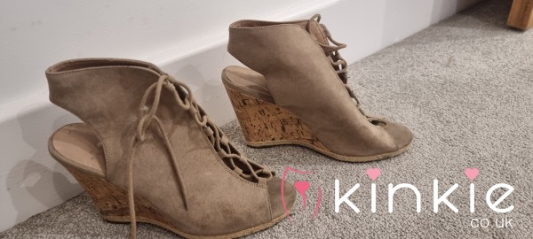 Beige Wedges 🥰