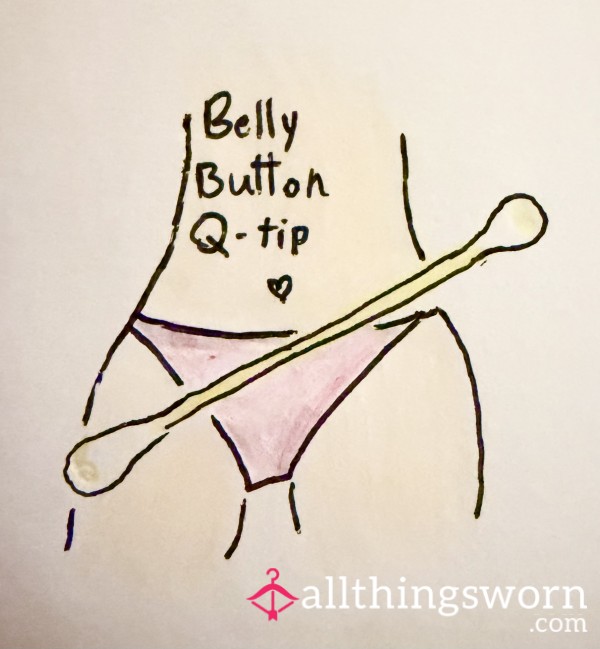 Belly Bu*ton Q-tips (set Of 3)