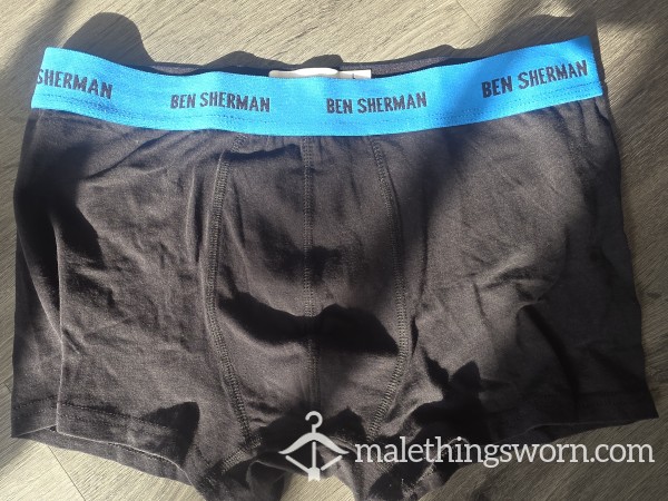 Ben Sherman Large Black Boxers (Standard 1 Day Wear)