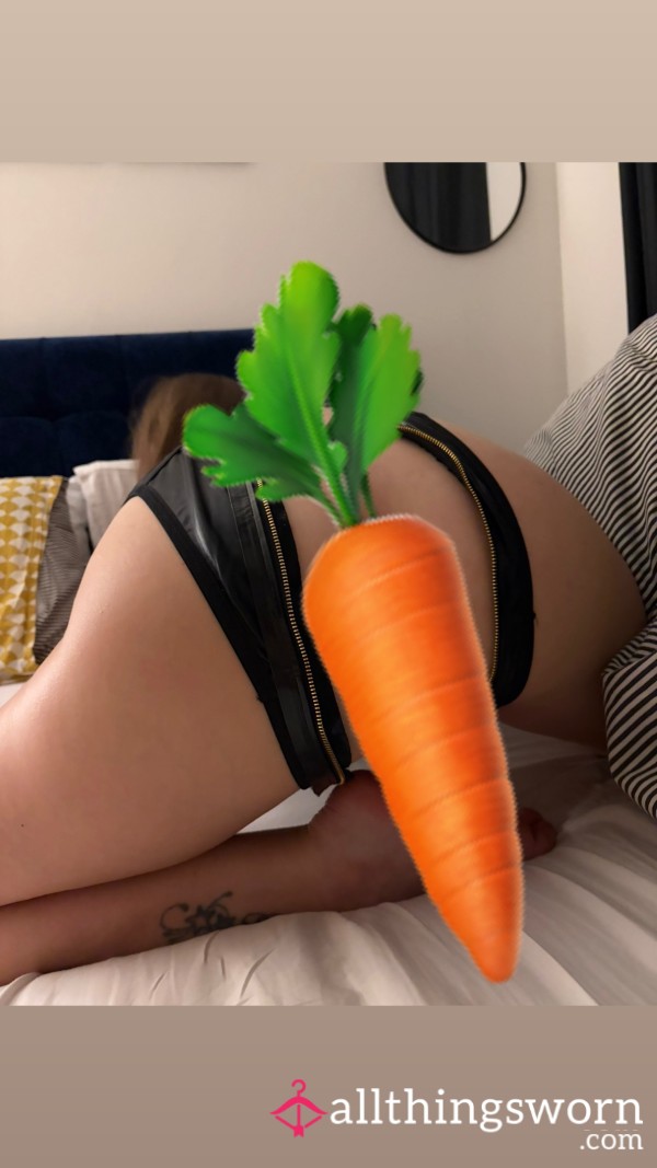 Bent Over In Leather With Di**o Inside Me