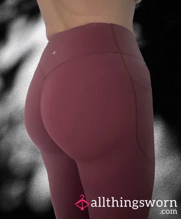 Berry Coloured Gym Leggings