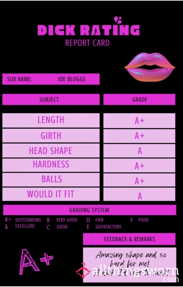Best D*ck Rating Ever 😈💋🍆 🍤