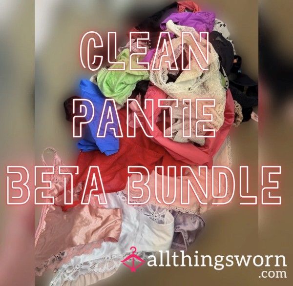 Beta!! You Don’t Get To Inhale Or Taste Me! Clean Panties For You! To Smother Your Face In 😂😈😝 £30! Over 30 Pairs!!